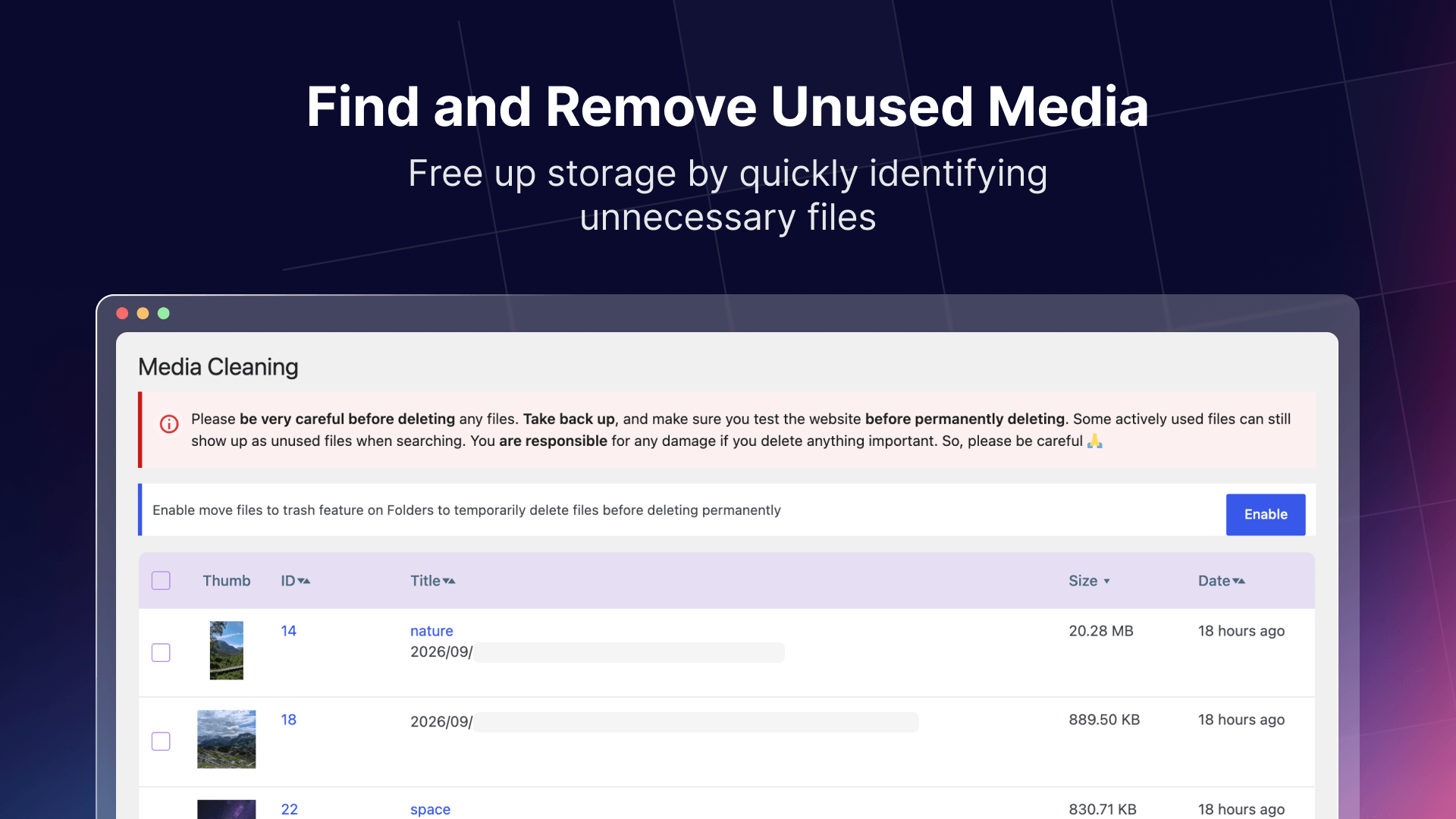 Organize WordPress pages folders