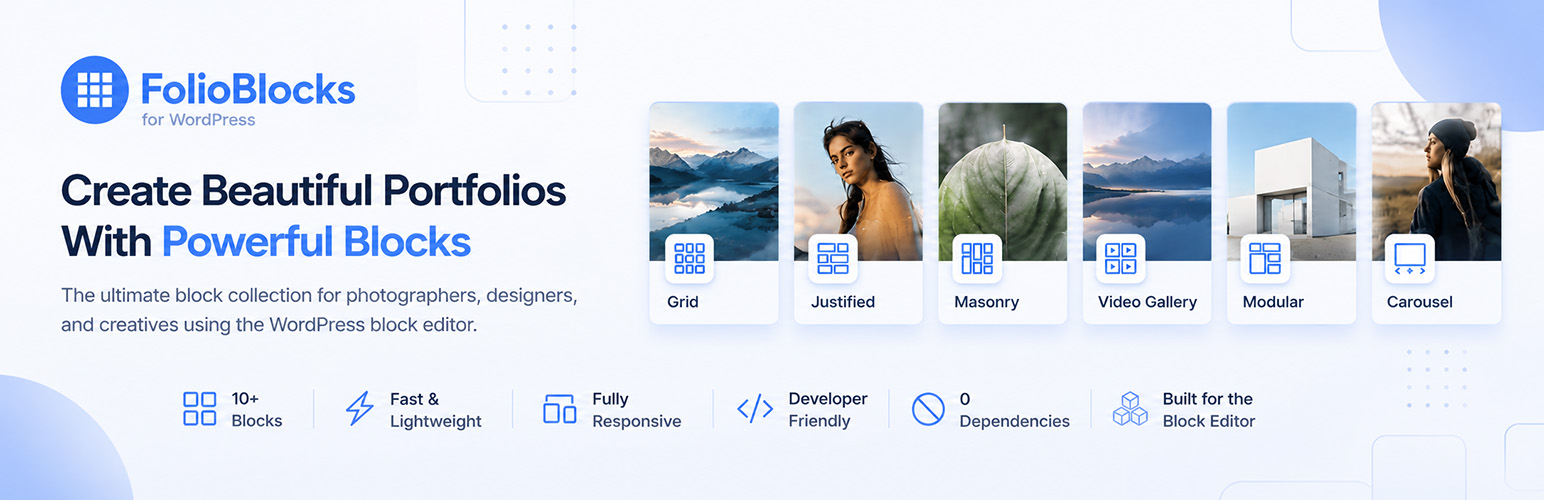 WordPress 外掛 FolioBlocks 的封面圖片