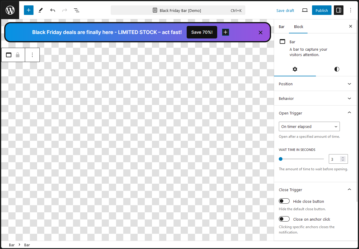 Widget Editor