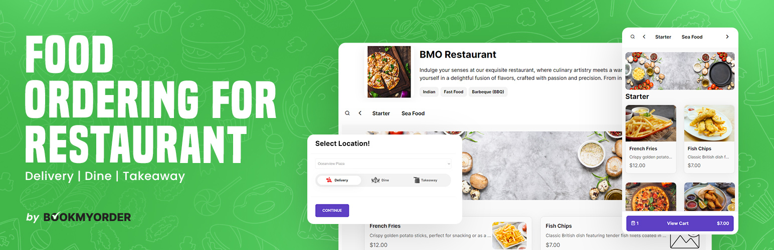 BookMyOrder – Food ordering, delivery, takeaway and reservation for restaurants