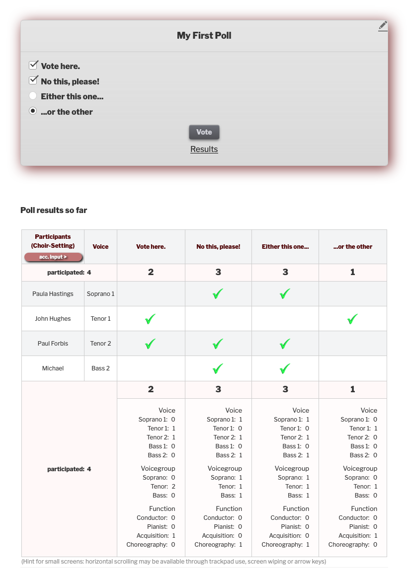 Sample front end poll #3