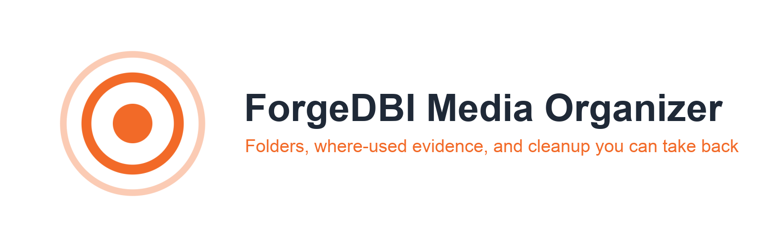 WordPress 外掛 ForgeDBI Media Organizer 的封面圖片