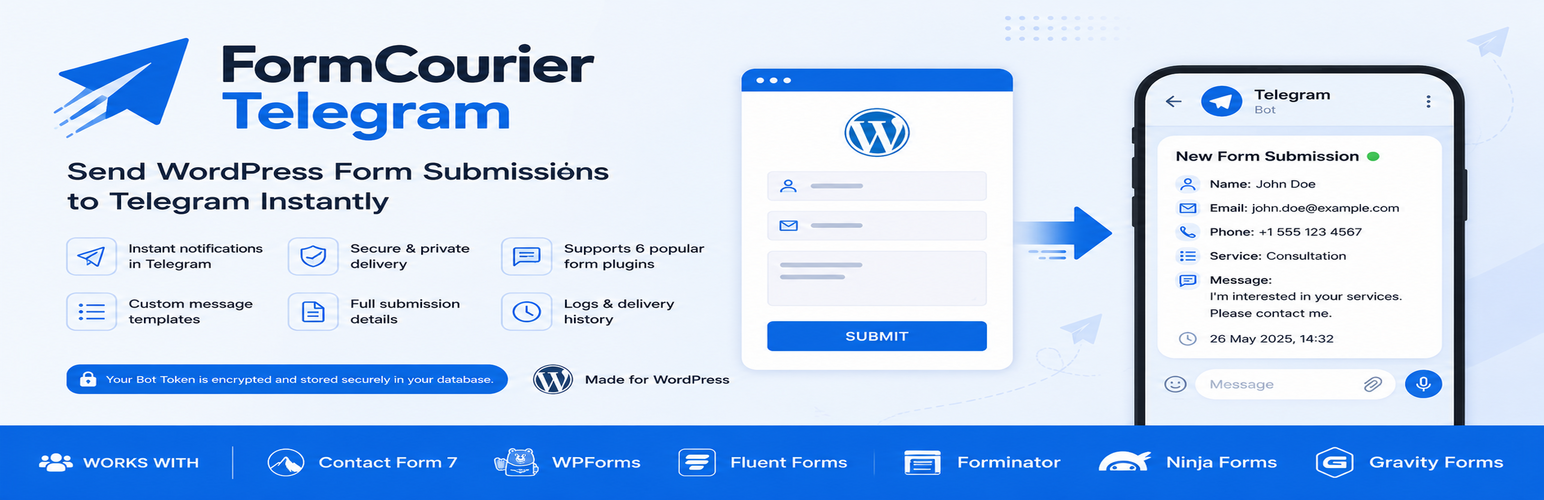 FormCourier Form Submissions for Telegram