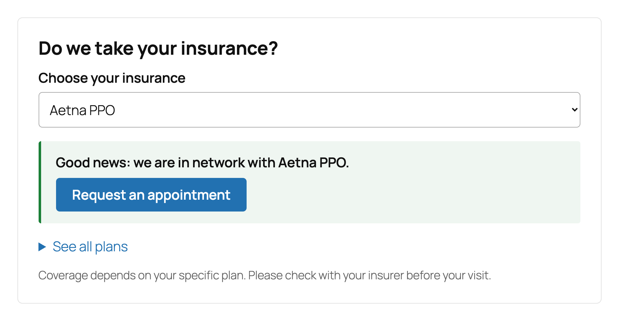 Insurance checker.
