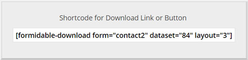 One Simple Shortcode.