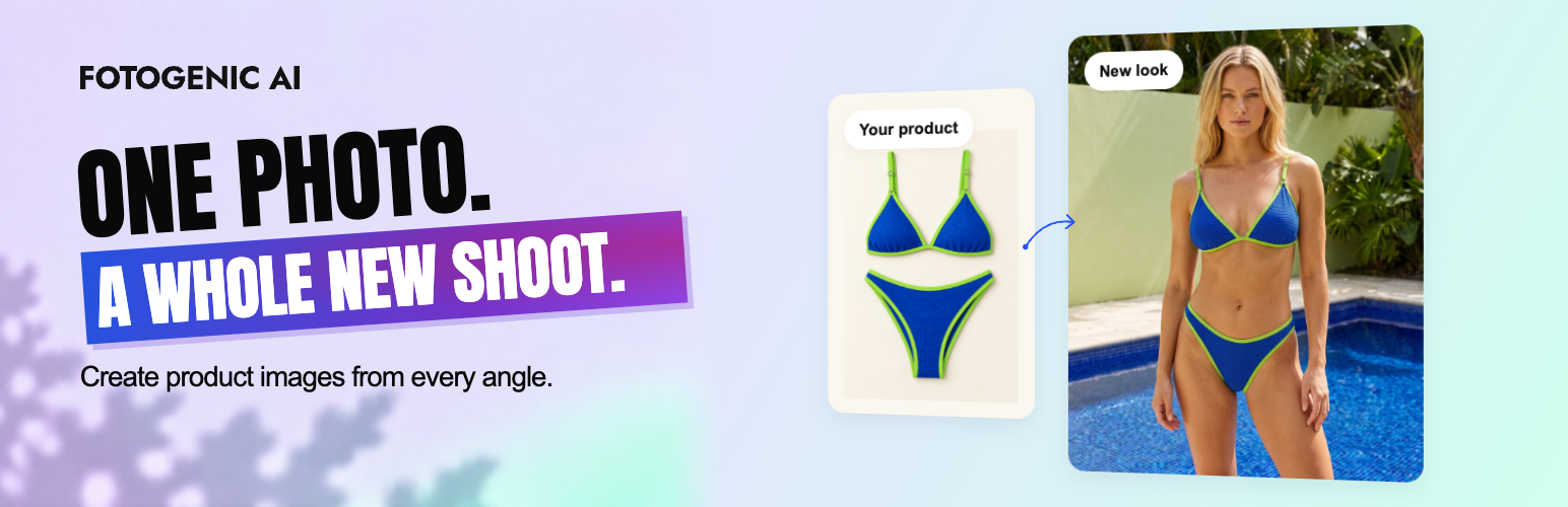 WordPress 外掛 Fotogenic AI – Product Image Generator for WooCommerce 的封面圖片