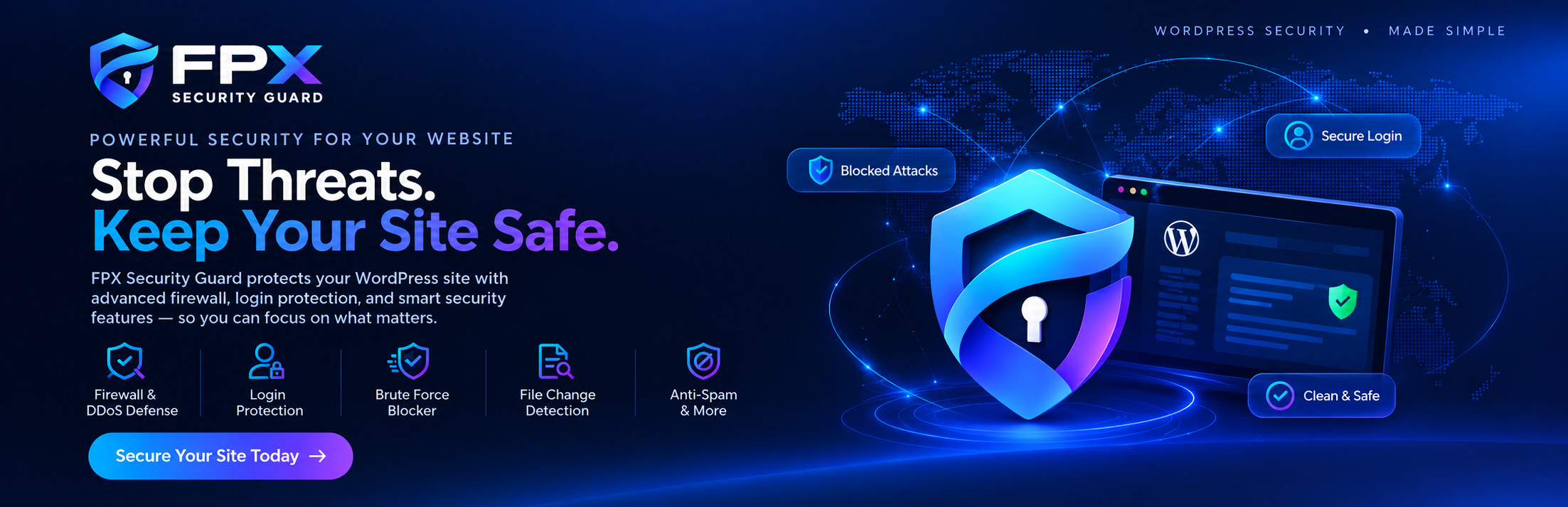 WordPress 外掛 FPX Security Guard 的封面圖片