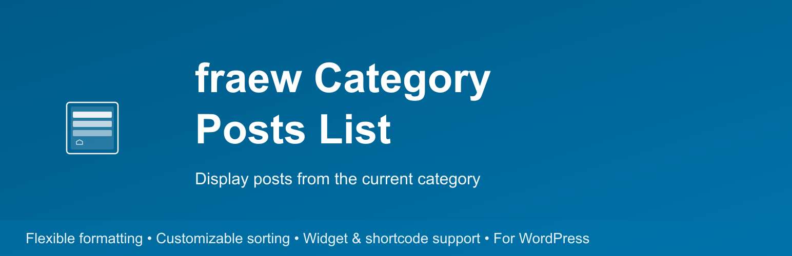 fraew Category Posts List