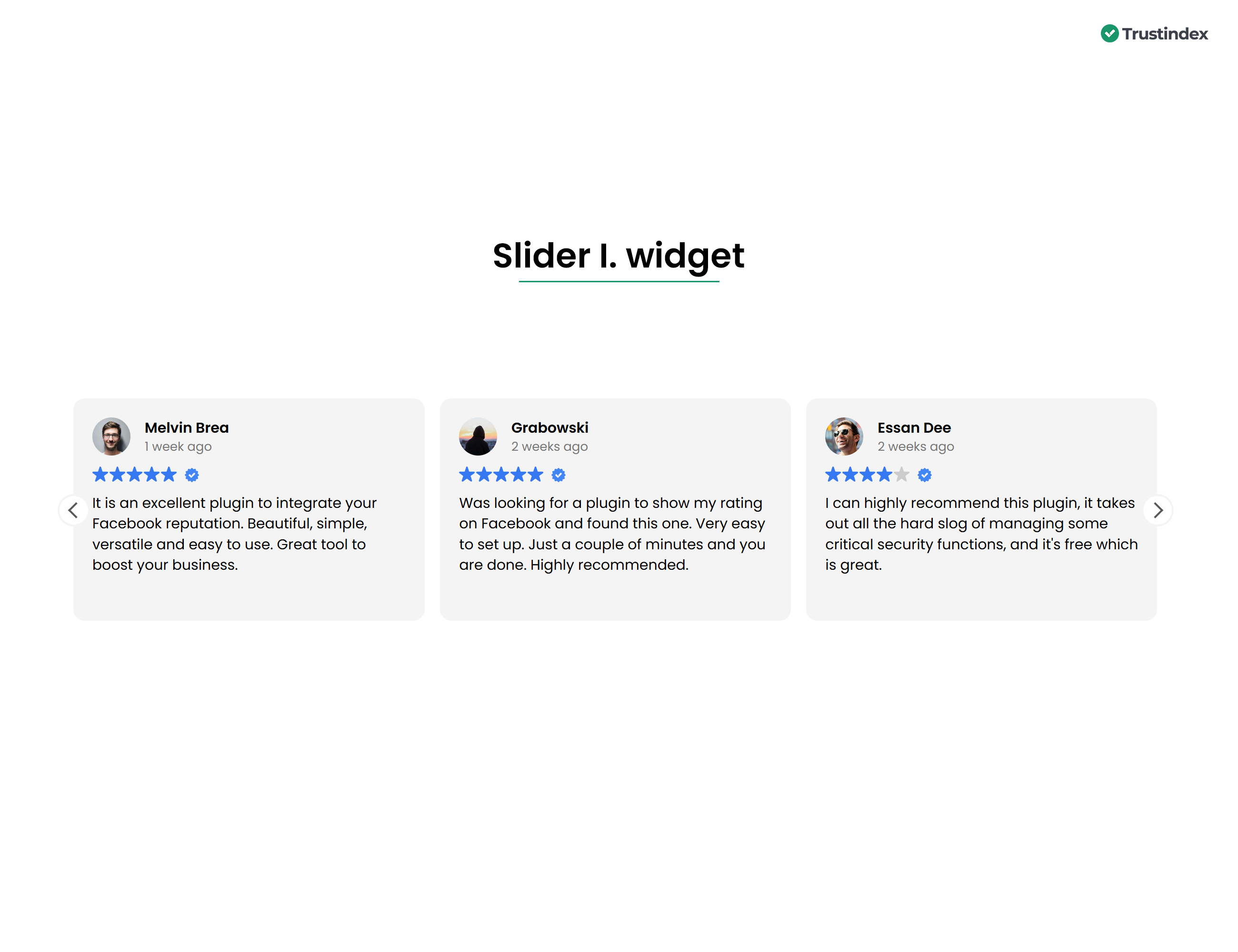 Widget de amostra - controle deslizante (fundo claro)