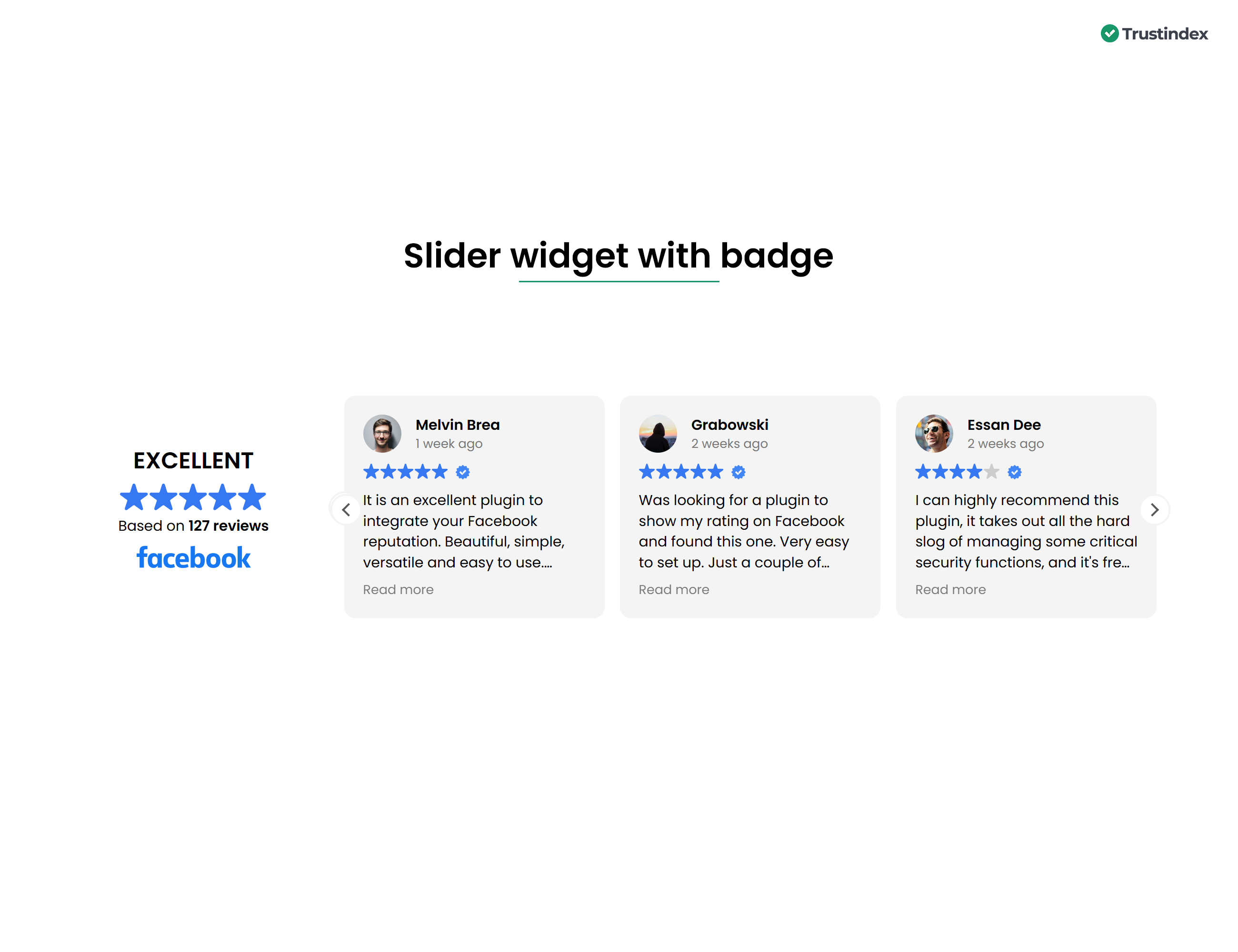 Widget de amostra - grade (fundo claro)