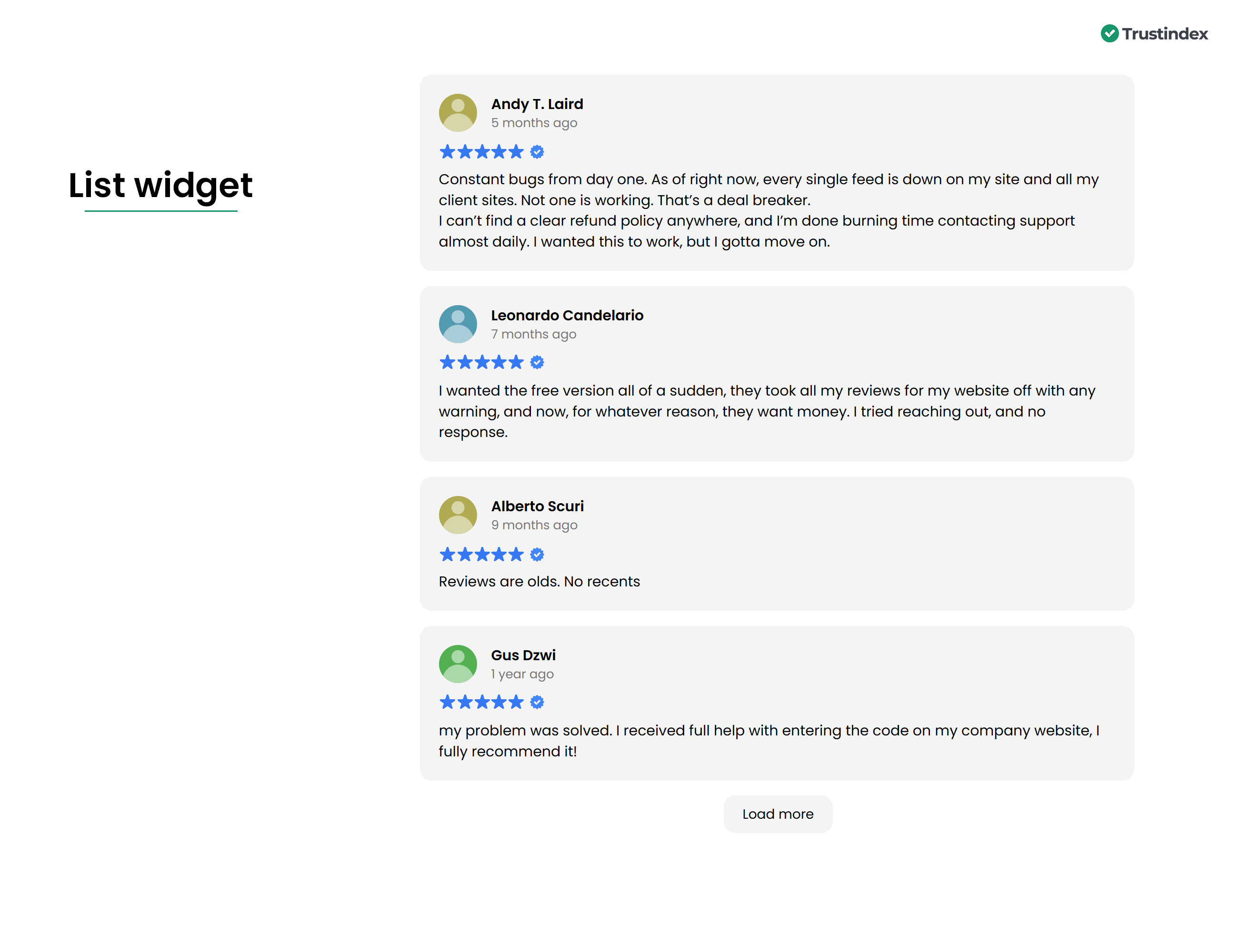 Selecione layouts facilmente