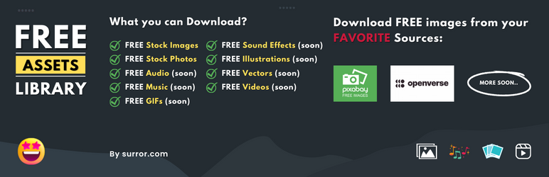 Free Assets Library – Openverse/Pixabay 600+ Million Images