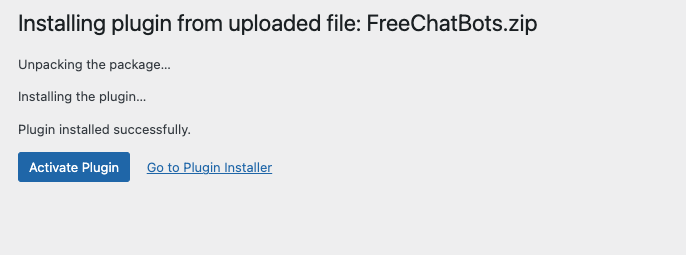 Install the Wordpress plugin and activate it