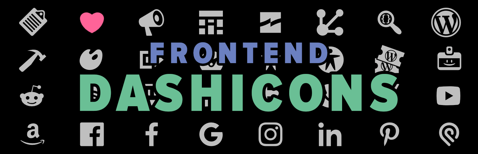 Frontend Dashicons
