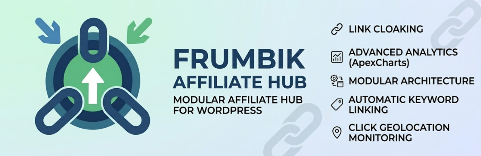 Frumbik Affiliate Hub – Affiliate Links, Amazon Product Displays, Click Tracking & Geo-Targeting