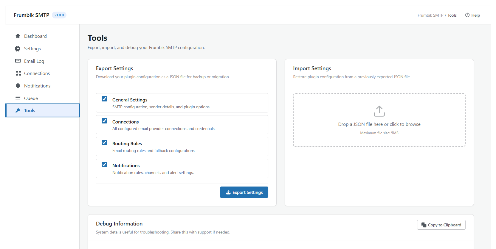 Frumbik SMTP