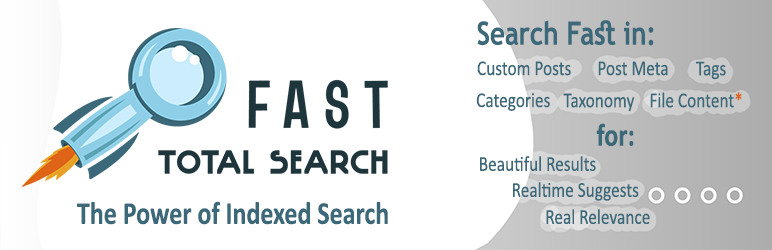 WP Fast Total Search – The Power of Indexed Search