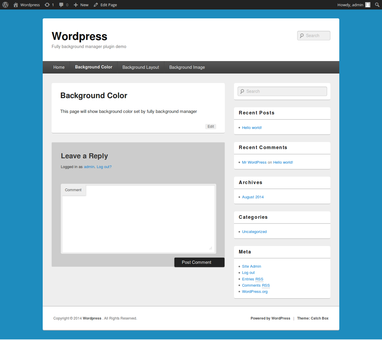 Coupons wordpress en page