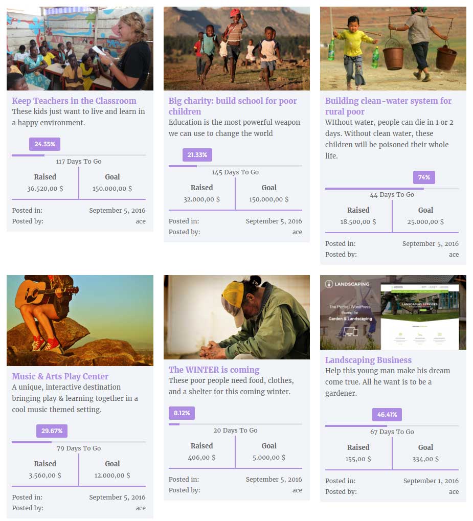 Archive donation page