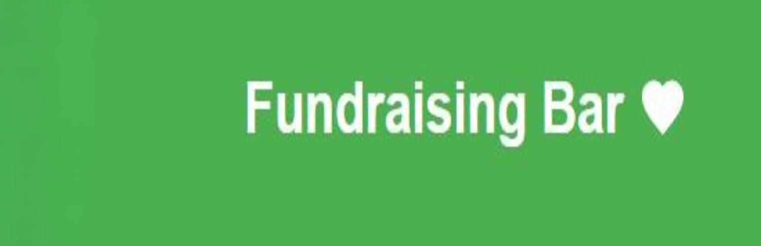 WordPress 外掛 Fundraising Bar – A Sticky Customizable Donation Bar for WordPress 的封面圖片。
