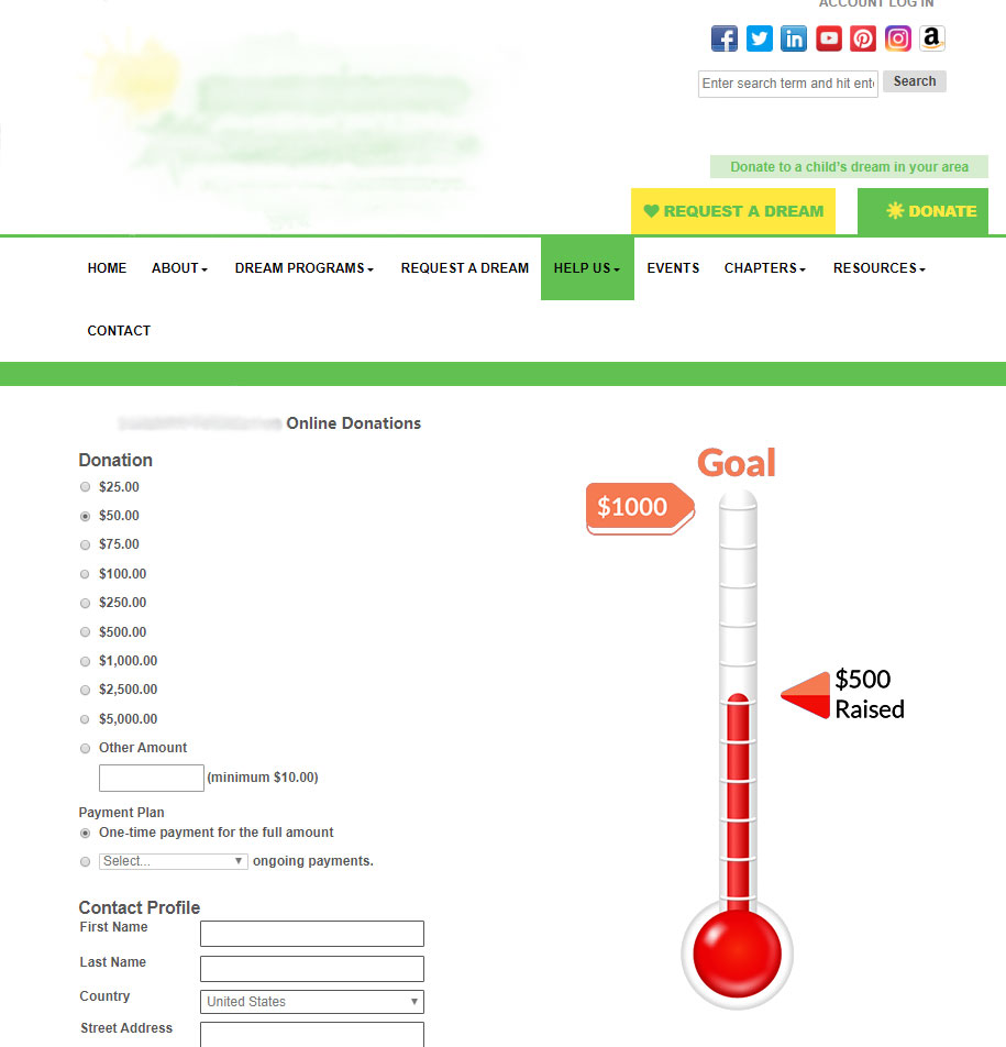 Fundraising Thermometer by CouponBirds