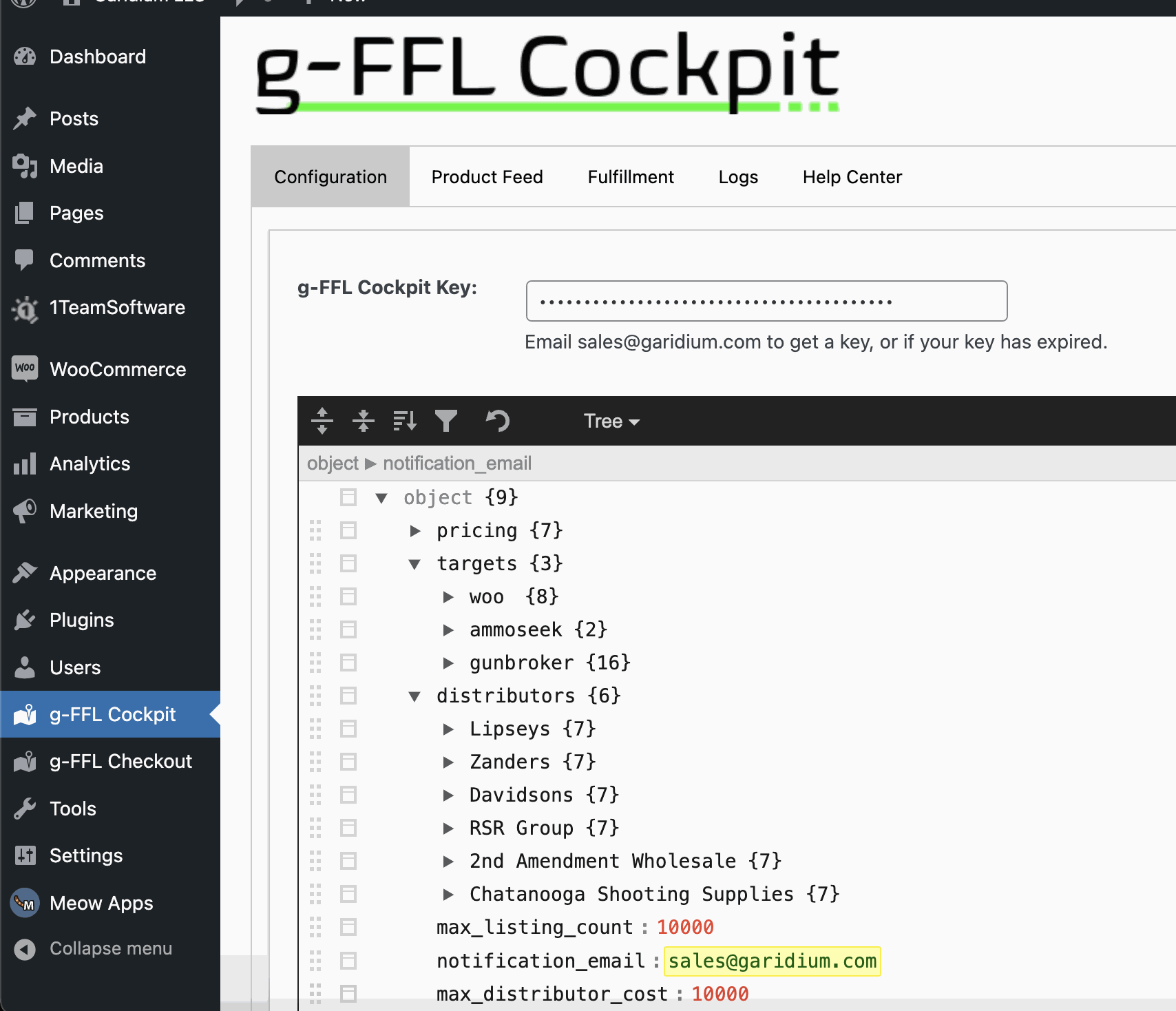 g-FFL Cockpit