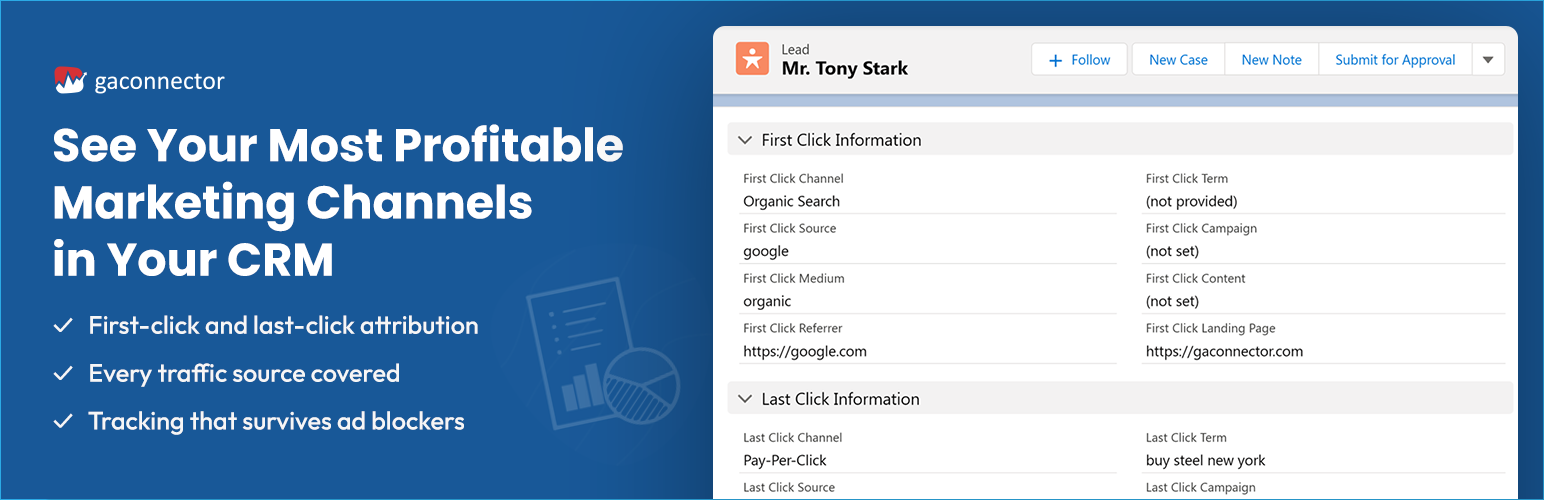GA Connector – CRM & GA integration