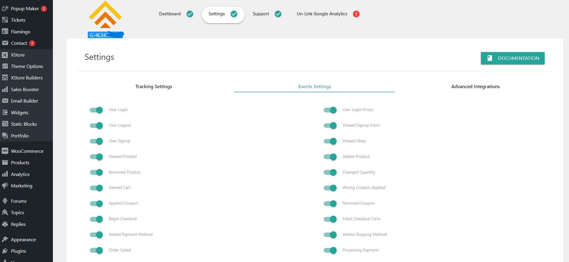 Event Tracking