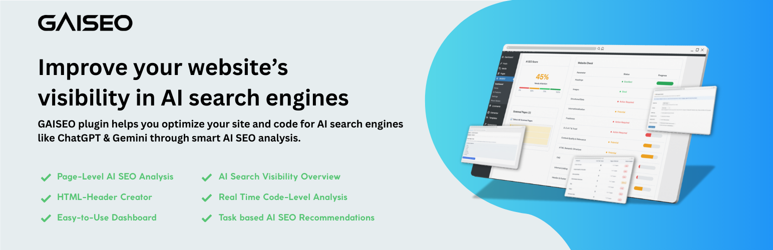 GAISEO – AI SEO Checker Starter