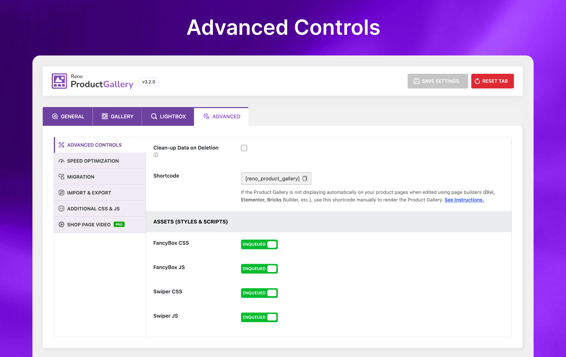 Advanced Controls