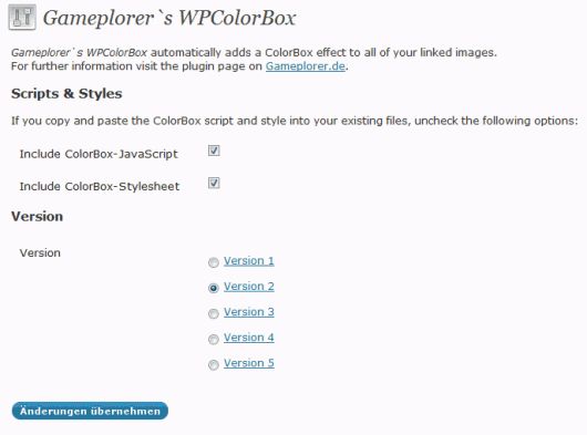 Gameplorer`s WPColorBox