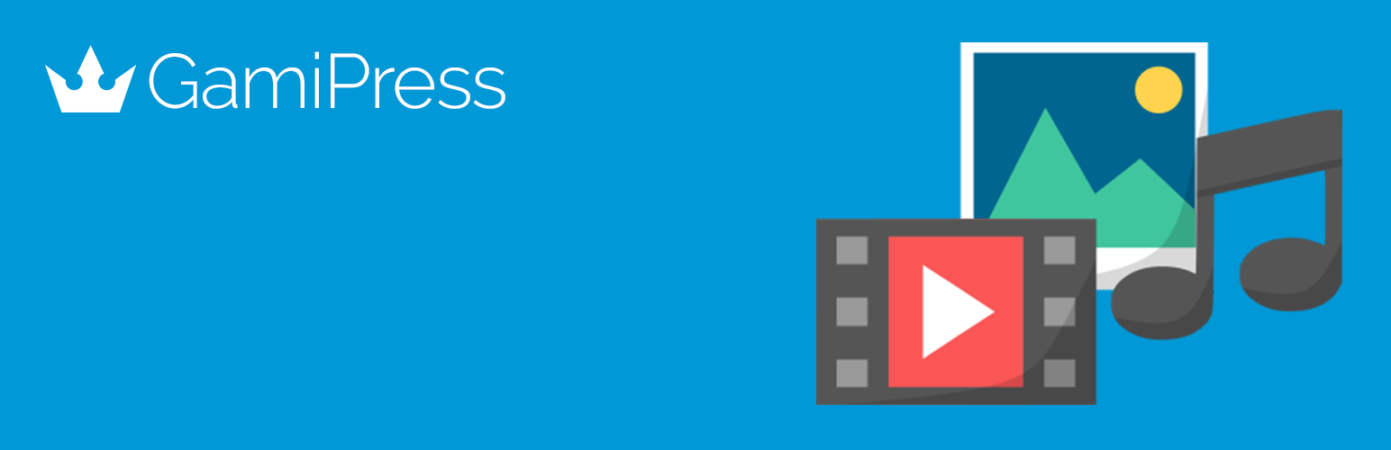 WordPress 外掛 GamiPress – Multimedia Content 的封面圖片。