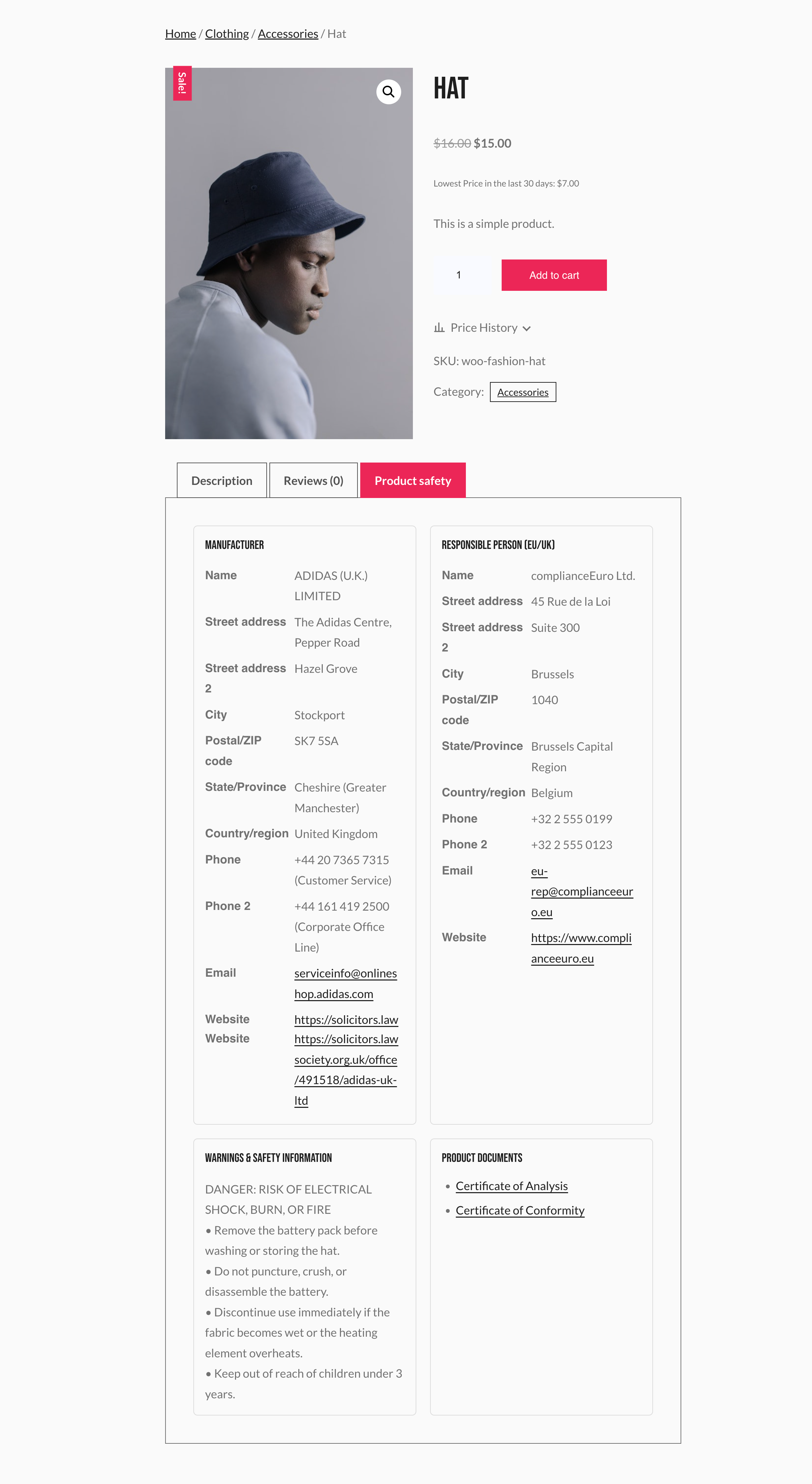 EU Legal-Guarantee Notice &amp; GARAN Durability Label for WooCommerce