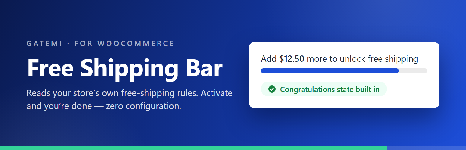 Gatemi Free Shipping Bar