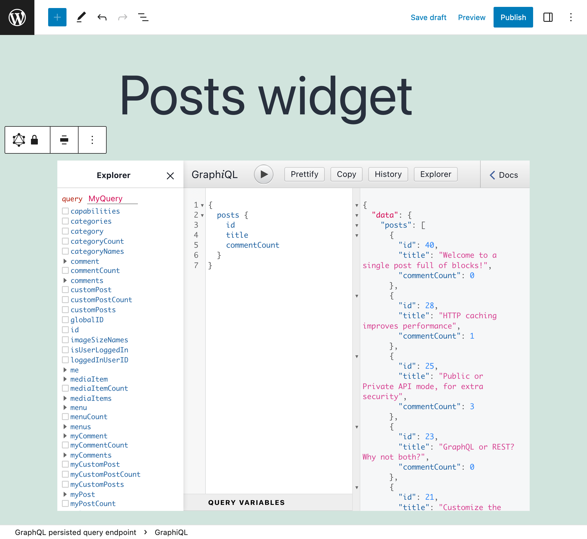 Persisted queries are pre-defined and stored in the server