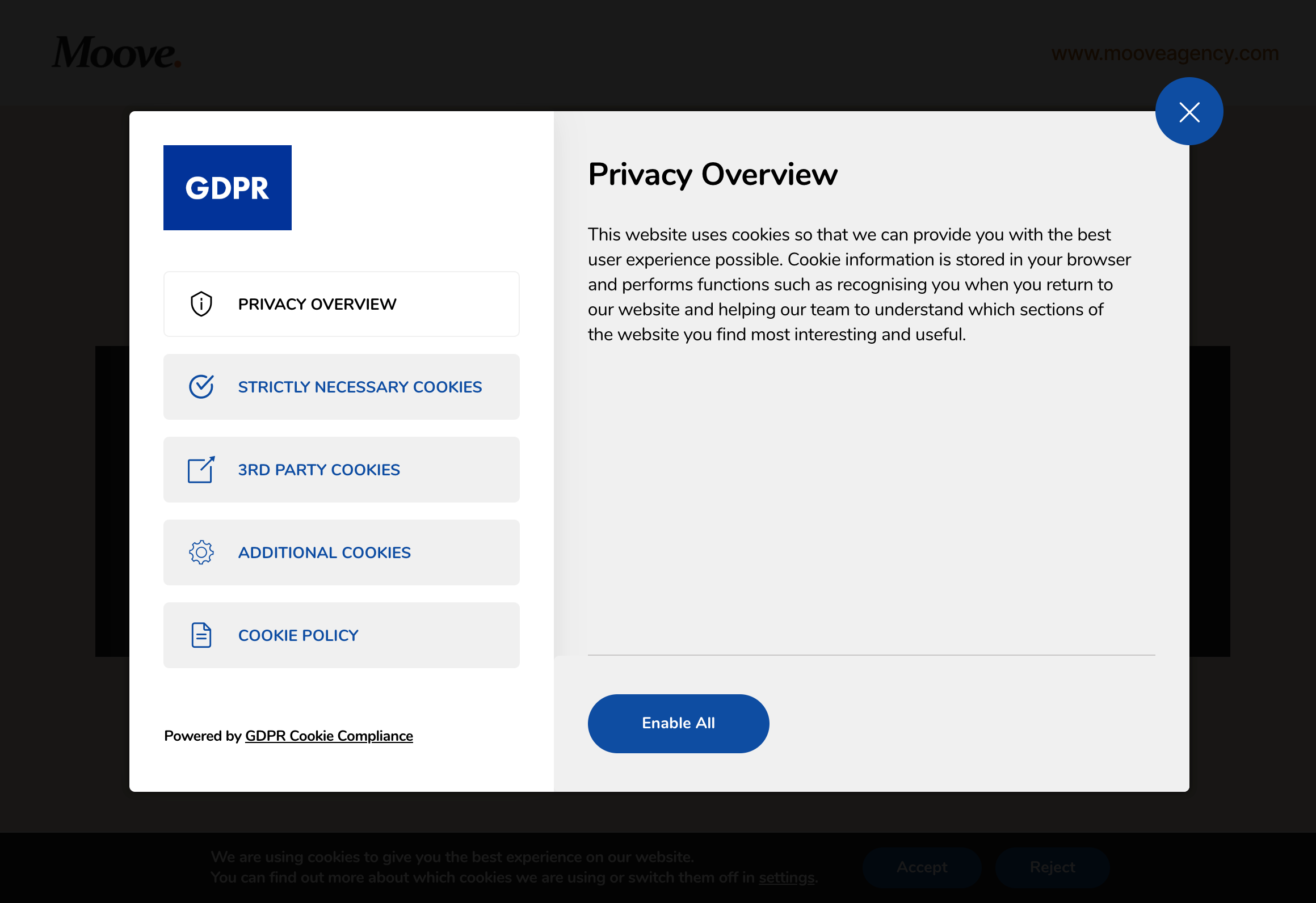 GDPR Cookie Compliance - Front-end - Privacy Overview