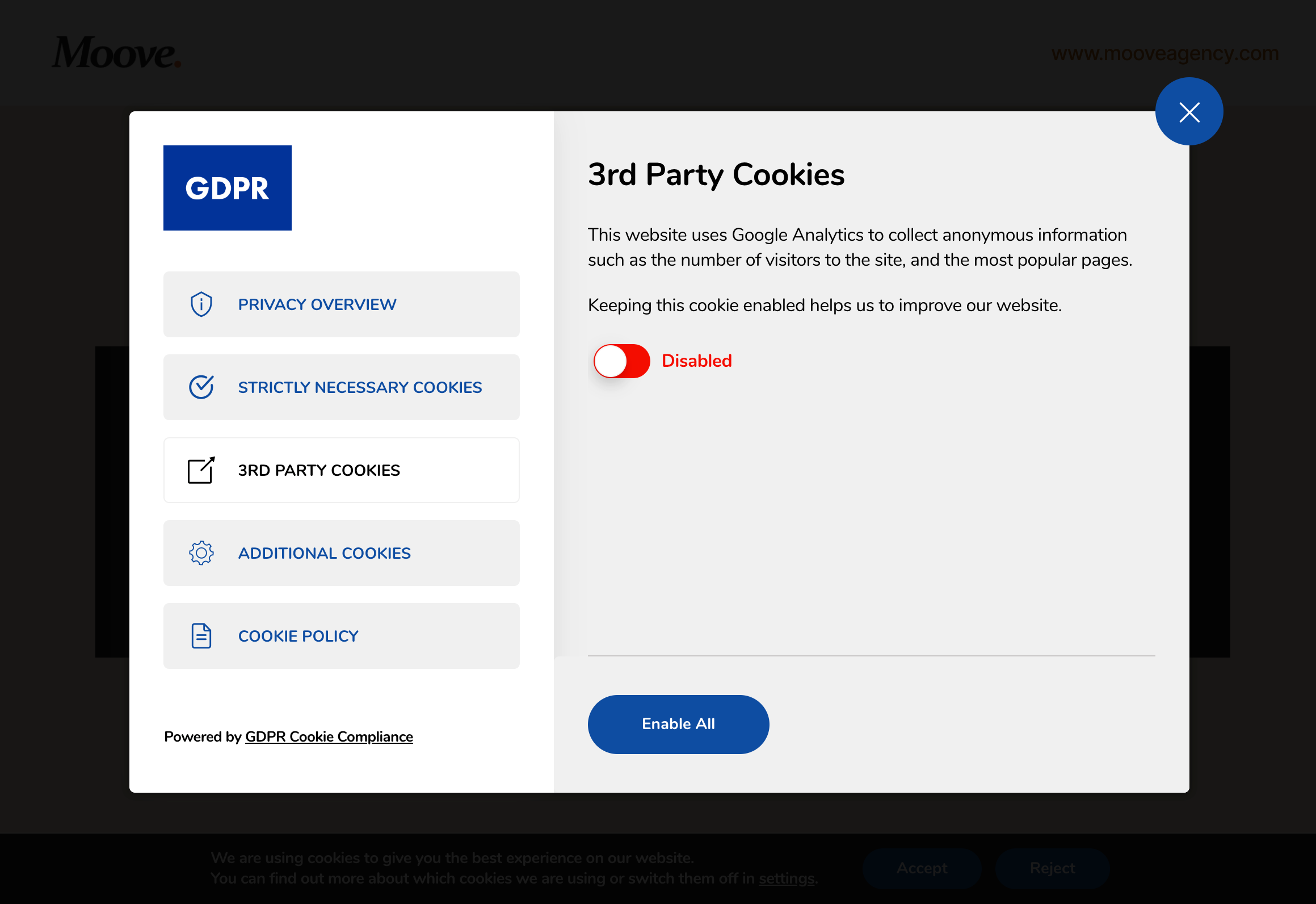 gdpr compliance cookie ccpa pipeda plugin third