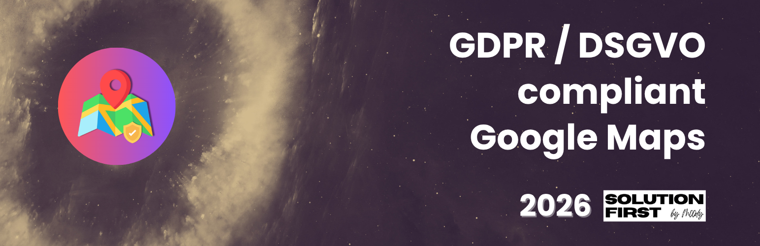 WordPress 外掛 GDPR-DSGVO compliant Embeds for Google Maps 的封面圖片