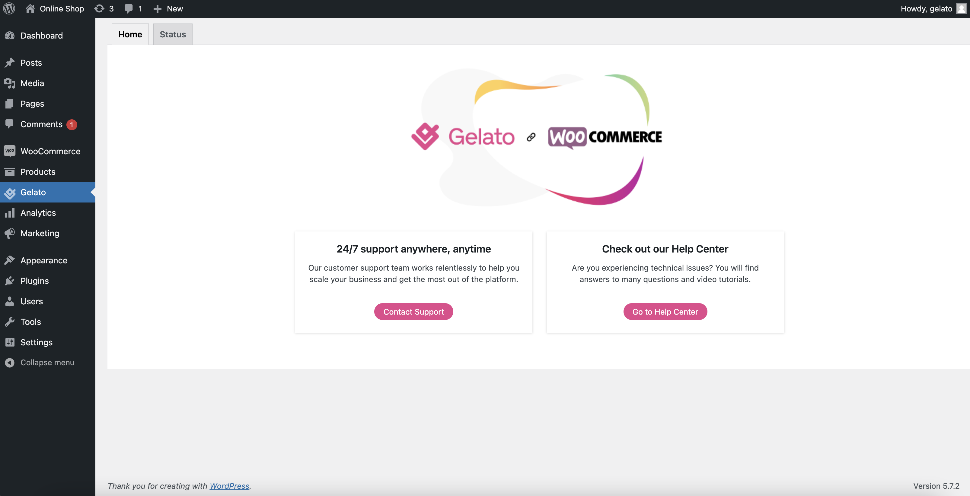 Gelato Integration for WooCommerce