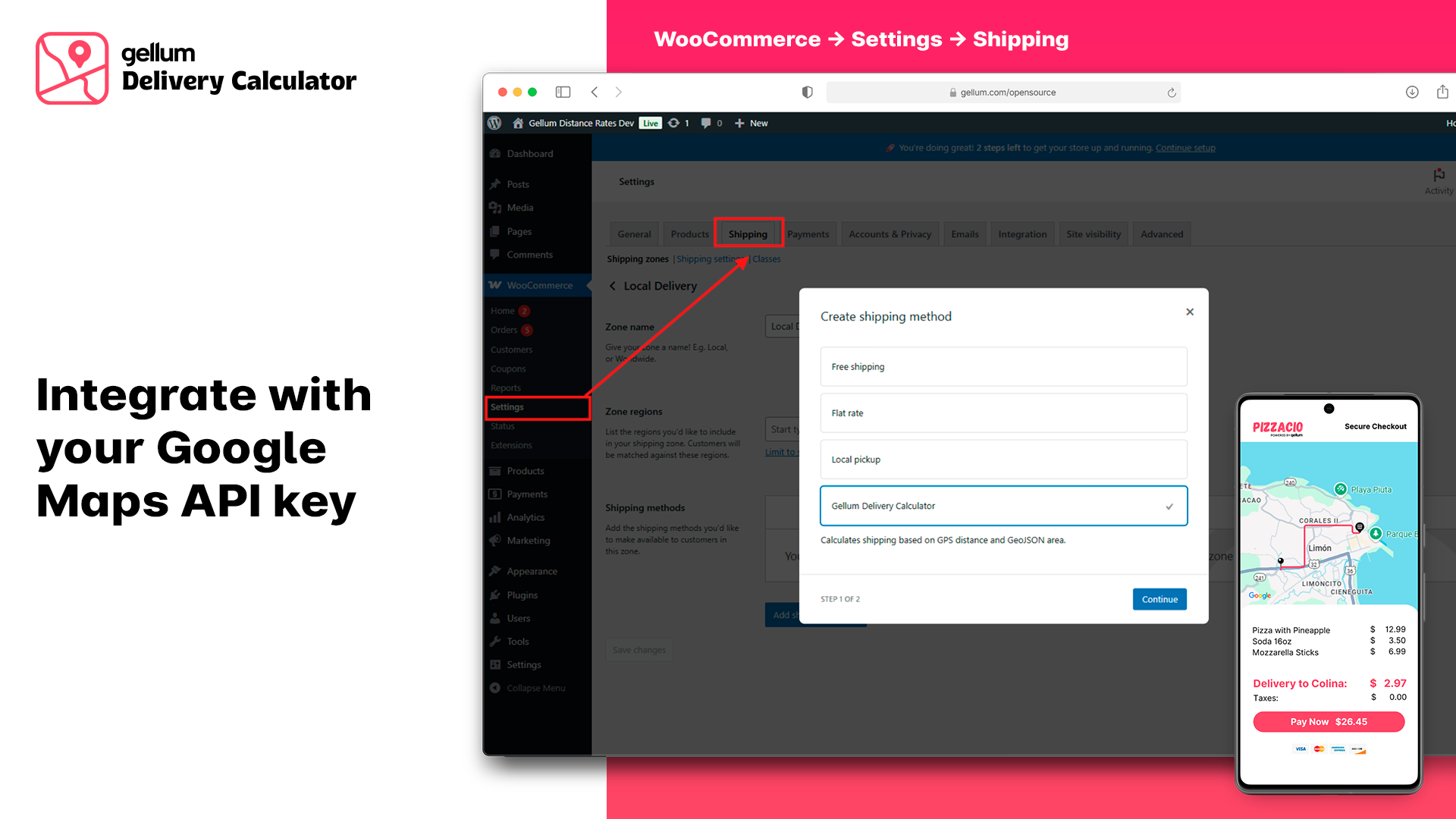 WP Admin configuration