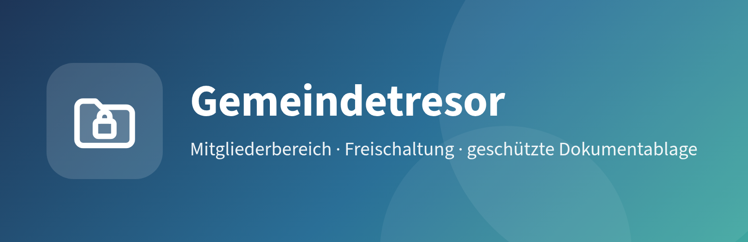 WordPress 外掛 Gemeindetresor – geschützte Ablage für FeG-Gemeinden 的封面圖片