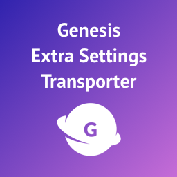Logo Project Genesis Extra Settings Transporter – Migrate Settings between Genesis Sites