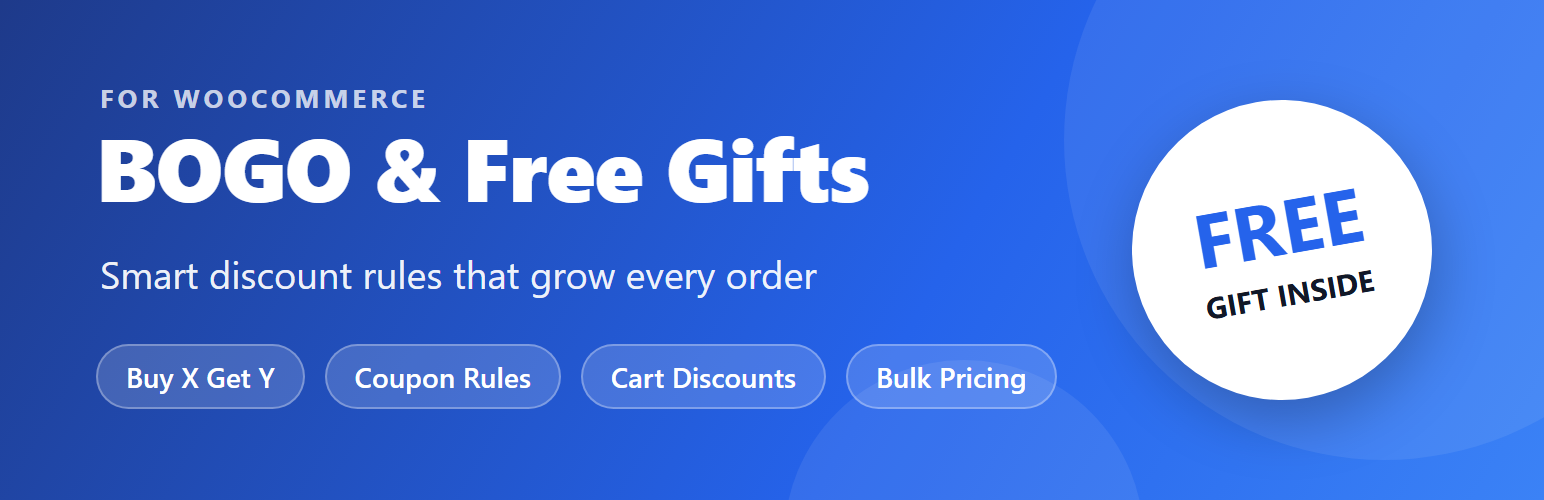 WordPress 外掛 GenTech Discount Rules – BOGO & Free Gifts 的封面圖片