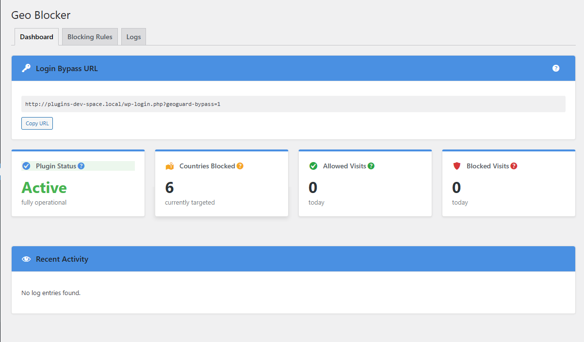 Geo Blocker โ Control Site Access by Region and IP - Screenshot 1