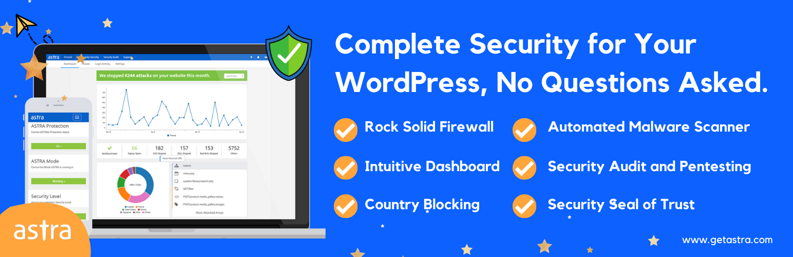 WordPress 外掛 Astra Security Suite – Firewall & Malware Scan 的封面圖片。