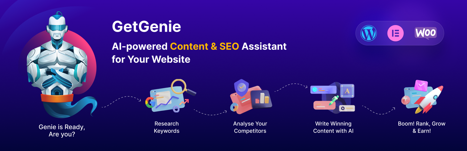 GetGenie – Ai Content Writer with Keyword Research and Competitor Analysis