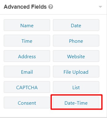 Date Time Field Add-On for Gravity Form