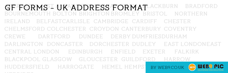 GF Forms – UK address format