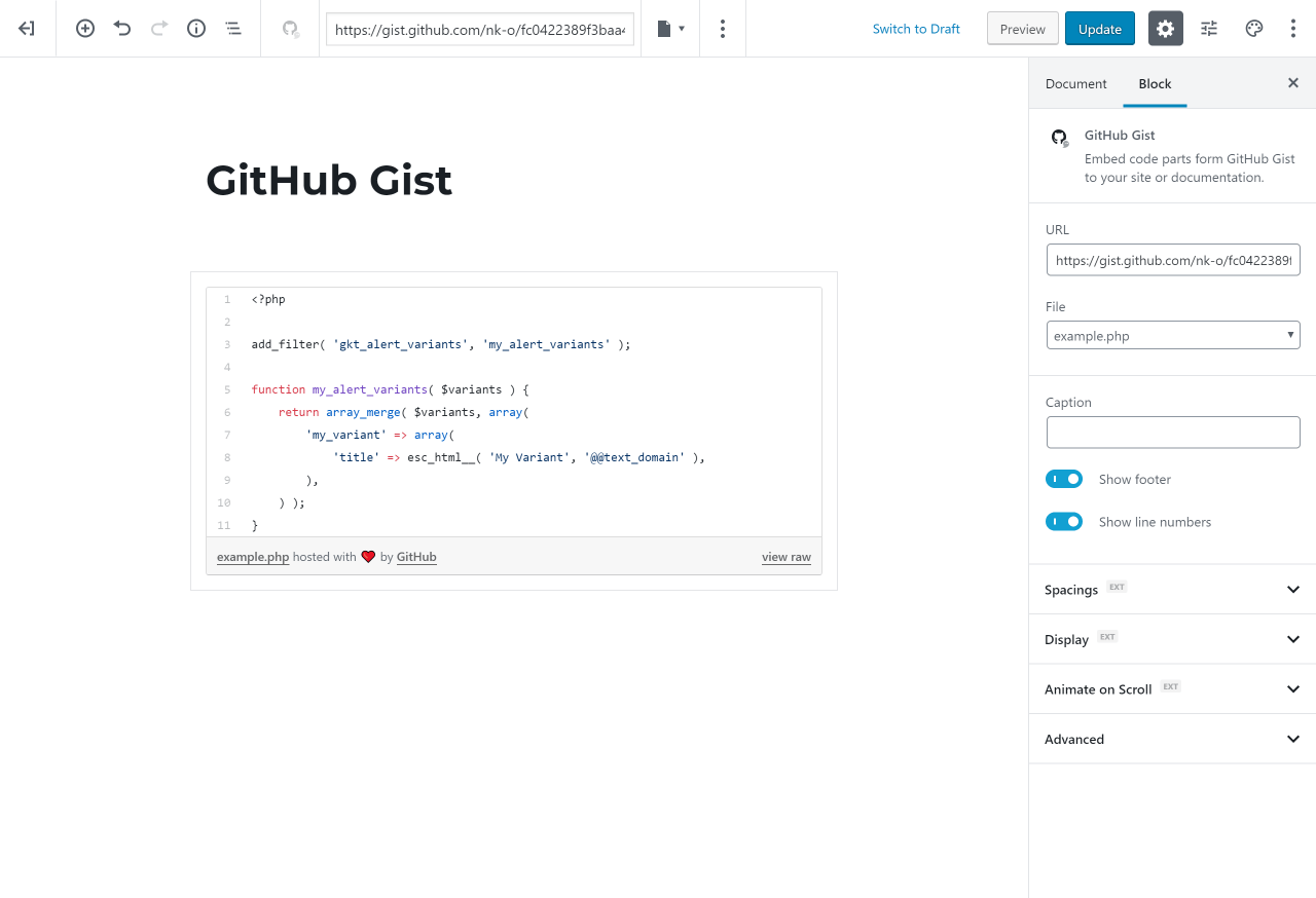 GitHub Gist