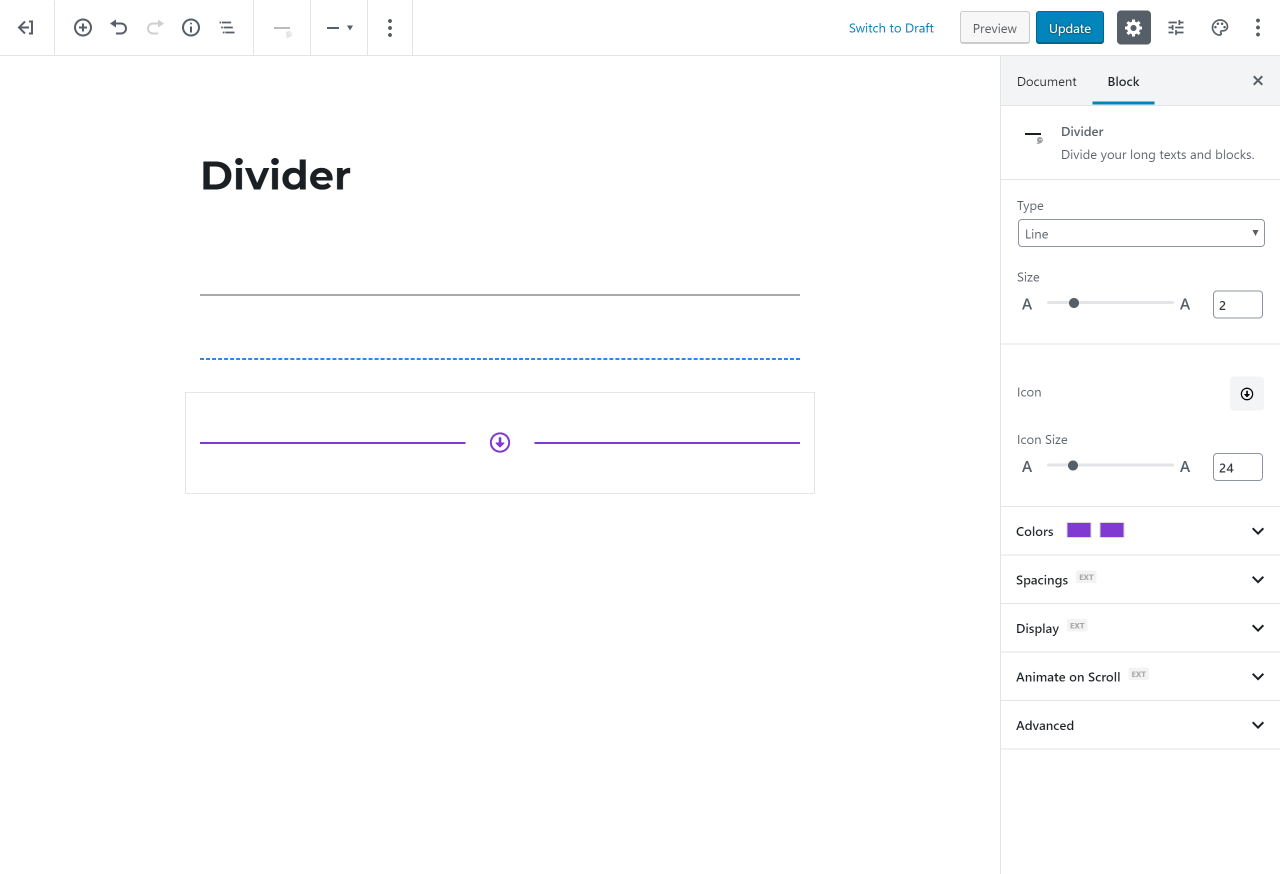 Divider